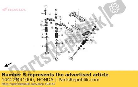 Arm b, inch rocker 14422MR1000 Honda