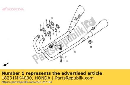 Joint,exh.pipe  **** 18231MK4000 Honda