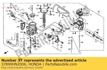 Sensor assy., throttle 37890HN2006 Honda