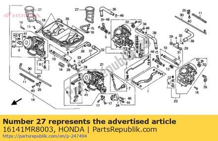 Geen beschrijving beschikbaar 16141MR8003 Honda