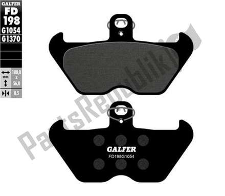 Semi-metallic brake pads FD198G1054 Galfer