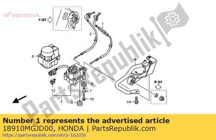 Cable comp. a, ex. valve 18910MGJD00 Honda