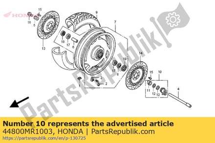 Box assy., speedometer gear 44800MR1003 Honda