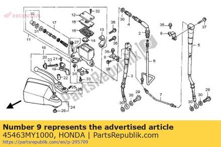 Stay comp., l. fr. brake 45463MY1000 Honda