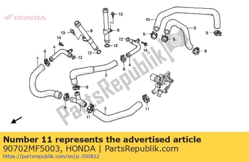 Honda Kühlerschlauch Klemme