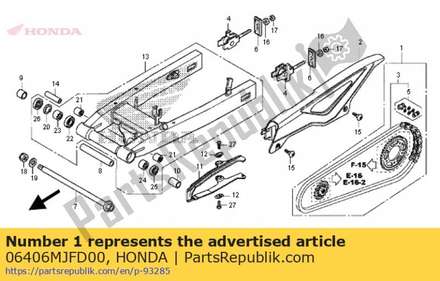 Chain kit, drive (520-16& 06406MJFD00 Honda