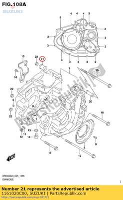 Spacer,engine m 1161020C00 Suzuki