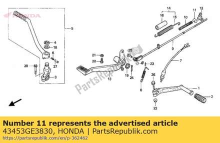 Joint, brake arm 43453GE3830 Honda