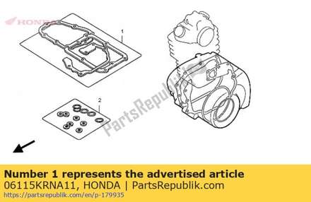 Gasket sheet kit b 06115KRNA11 Honda