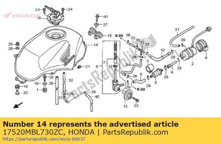Set illust*type6* 17520MBL730ZC Honda