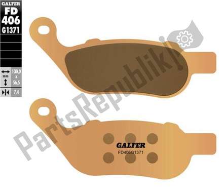 Hh sintered brake pads FD406G1371 Galfer