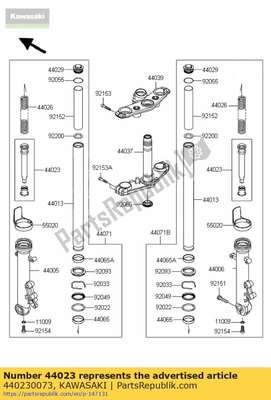 Cylinder-set-fork 440230073 Kawasaki