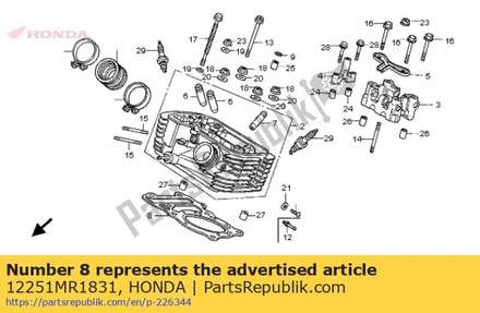 Gasket, cylinder head (nippon leakless) 12251MR1831 Honda