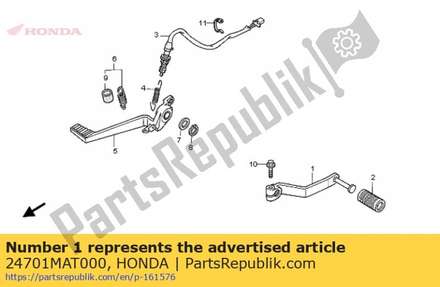 Pedal, gear change 24701MAT000 Honda