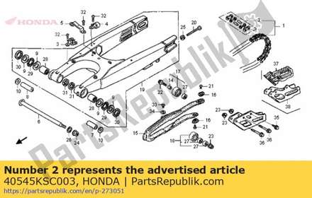 Joint, drive chain 40545KSC003 Honda