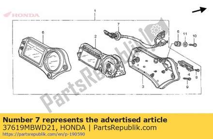 Socket comp. 37619MBWD21 Honda