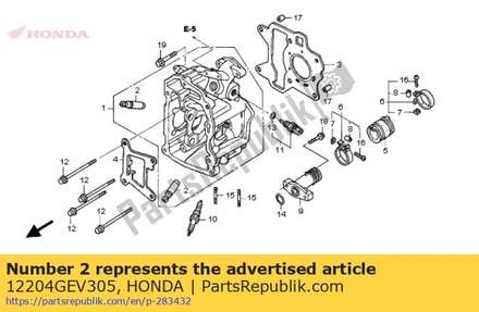 Guide, valve(o.s.) 12204GEV305 Honda