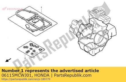 Gasket sheet kit 06115MCWJ01 Honda
