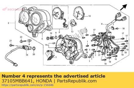Socket comp 37105MBB641 Honda