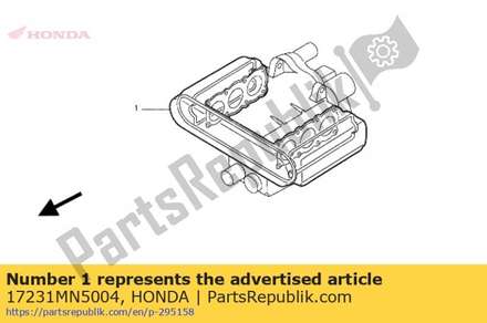 Gasket, intake manifold (mccord) 17231MN5004 Honda