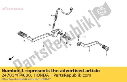 Pedal gear change  **** 24701MT4000 Honda