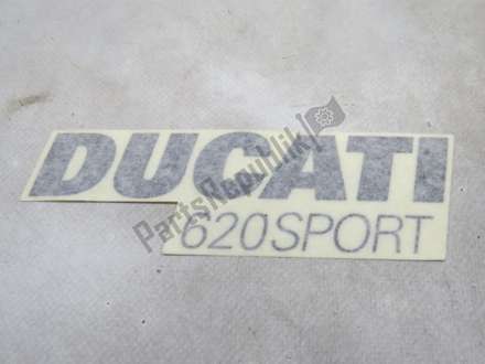 R h sticker ducati 620 sport 43611361A Ducati