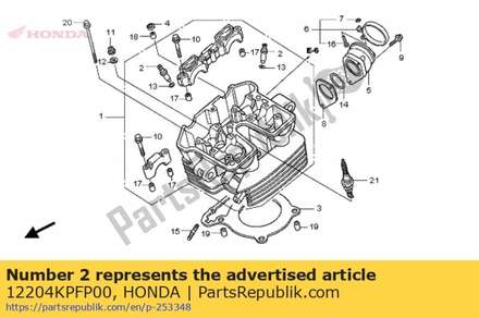 Guide, valve(o.s.) 12204KPFP00 Honda