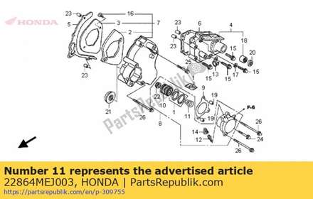 Spring, slave cylinder 22864MEJ003 Honda