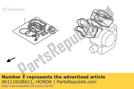 Gasket kit a(for std. piston) 06111KGB611 Honda