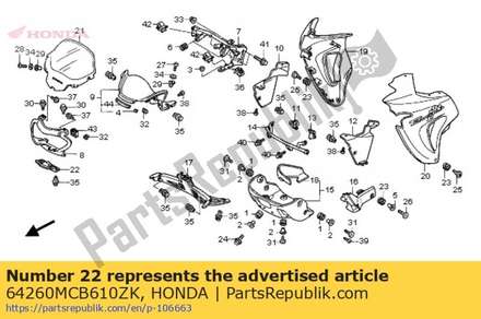 Lid, maintenance *nh480m * (nh480m shield silver metallic) 64260MCB610ZK Honda