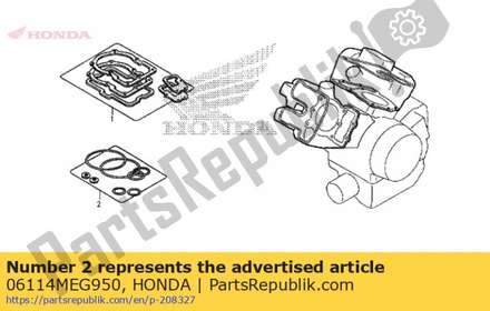 Washer oring kit a (component parts) 06114MEG950 Honda