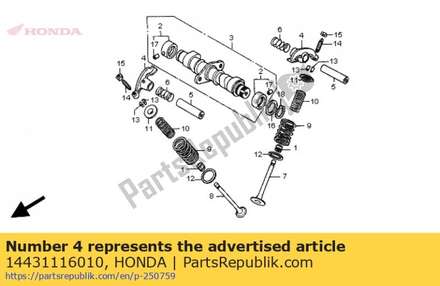 Arm, valve rocker 14431116010 Honda