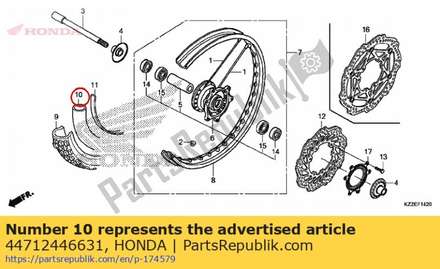 Tube, tire (irc) (2.75/3.0021) 44712446631 Honda