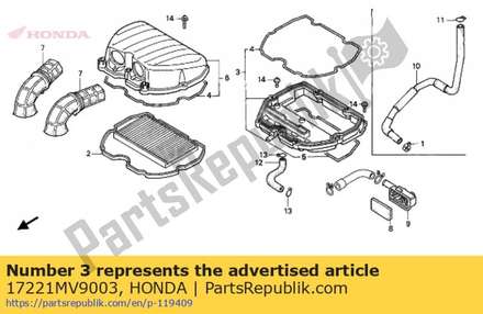 Case comp,air/c 17221MV9003 Honda