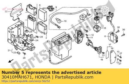 Ontstekingsregelmodule 30410MAH671 Honda