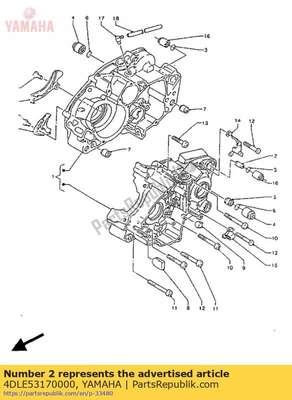 Spacer, engine mount 4DLE53170000 Yamaha