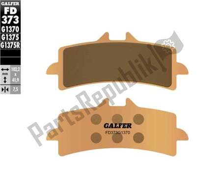 Hh sintered brake pads FD373G1370 Galfer