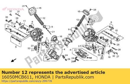 Spring, compression coil 16050MCB611 Honda