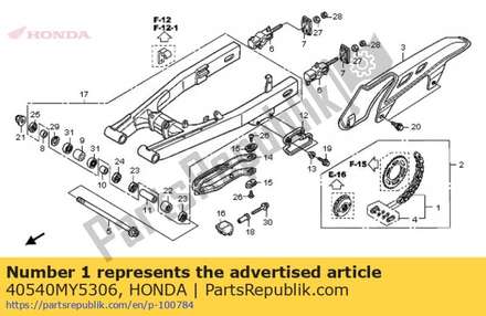 Chain, drive(rk excel) (rk525smoz5120lj fz) (standard link 112l) 40540MY5306 Honda