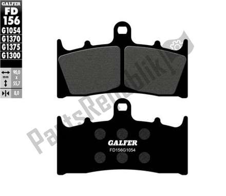 Semi-metallic brake pads FD156G1054 Galfer