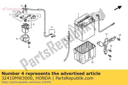 Cable, starter motor 32410MW3000 Honda