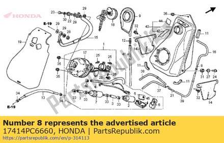 Joint, two way (3.5) 17414PC6660 Honda