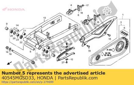 Joint, drive chain (rk excel) 40545MGSD33 Honda