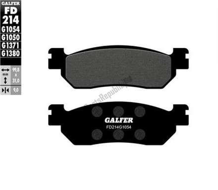 Semi-metallic brake pads FD214G1054 Galfer