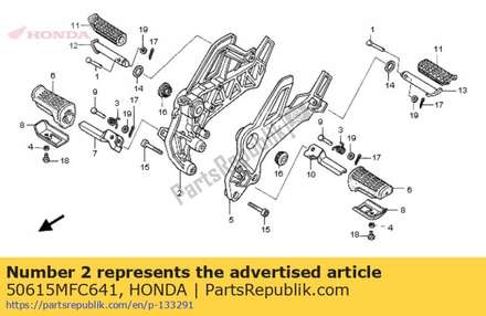 Holder, r. step 50615MFC641 Honda
