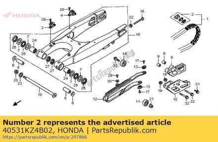 Joint, drive chain (rk ex 40531KZ4B02 Honda
