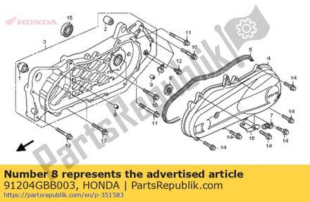 Oil seal, 17x30x5 (arai) 91204GBB003 Honda