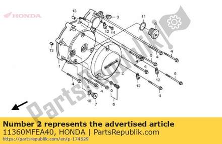 Cover comp., a.c. generator 11360MFEA40 Honda