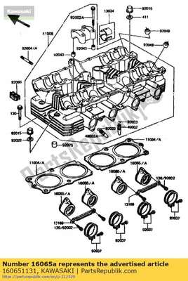 Holder-carburetor zx1100-a2 160651131 Kawasaki