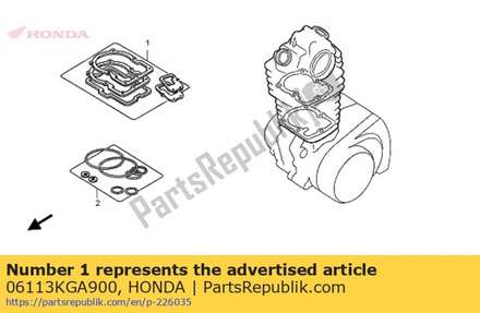 Gasket sheet kit, 06113KGA900 Honda
